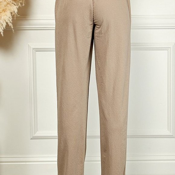 Blumin Apparel Solid Straight Leg Pants - Picture 5 of 7